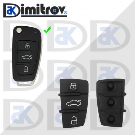 Бутони кутийка ключ 3 бутона Audi A3 A4 A6 A8 Q7 S6 TT